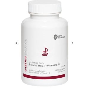 Betaina HCL , witamina C - 100 kapsułek