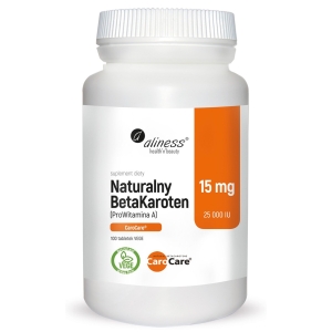 Naturalny BetaKaroten 14 mg ProWitamina A 25000 IU