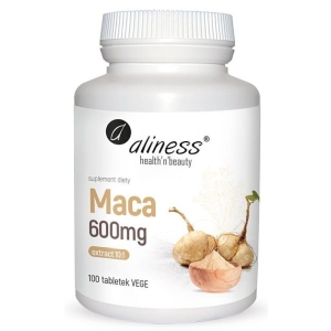 Maca ekstrakt 10:1, 600mg - 100 tabletek vege