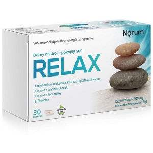 Narum Relax 200 mg | 30 kapsułek