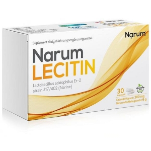 Lecytyna z narine - 30 kapsułek, 200mg, Narum.