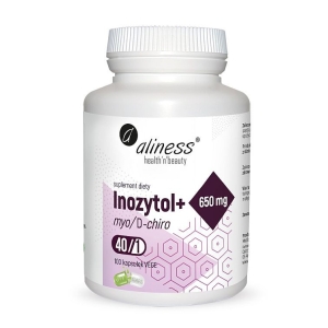 Inozytol 650 mg + B6 x 100 Vege caps